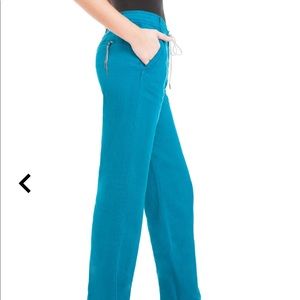 New Guess Jayne Linen Straight Leg Relaxed Fit 4 27